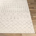 thumbnail image 6 of Mark&Day Area Rugs, 7ft Round Ruinen Global Cream Area Rug, White Grey Carpet for Living Room, Bedroom or Kitchen (6'7" Round), 6 of 7