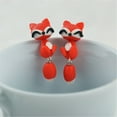 thumbnail image 4 of Xihbxyly Pendientes Bonitos, Joyería de Polímero Bañada En Color, Diseño Cómodo y Ligero, Tamaño Pequeño Único, Accesorio de Exhibición, Regalo Ideal para Los Amantes de La Moda, Se Esperan Ligeras V, 4 of 5