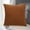Coffee #2, variant on Curly Faux Decorative Pillow Cover | Soft Teddy Bear Style Cushion Case with Zipper | 17x17 Inch | 1-Piece for Living Room Couch Bed Sofa
