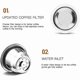 thumbnail image 5 of Capsules Reusable, Stainless Steel, 3 Pieces Refillable Pads for + 1 Tamper + 1 Spoon + 1 Brush, 5 of 5