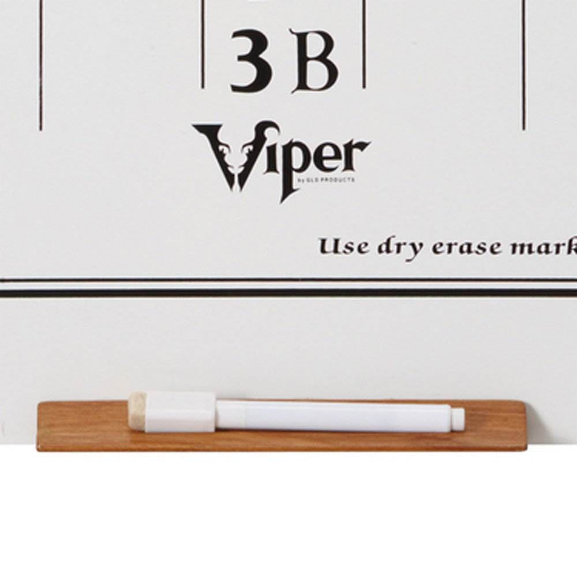 Viper Large Cricket Dart Board Game Wall Hanging Dry Erase Scoreboard, White