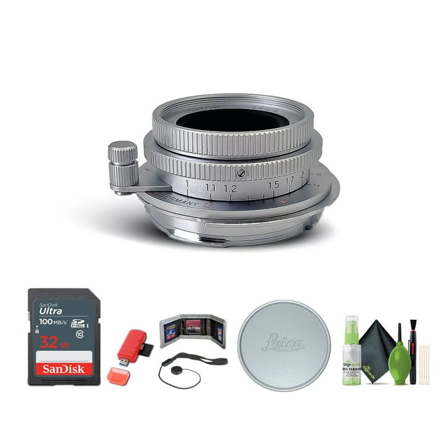 Leica Summaron-M 28mm f/5.6 Lens + Memory Card, Reader & Cleaning Kit