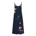 thumbnail image 5 of successthop Summer Dresses for Women Plus Size Casual Crewneck Sleeveless Dress Vacation Outfits Floral Boho Clothes 4XL, 5 of 5