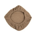 thumbnail image 2 of Shiogb Sofa Cover-High Elastic Stool Cover Khaki A-Vanity Stool Covers Square Dining Chair Seat Covers For Wedding Party Bar Hotel Stretch Stool Cover with Non Slip Design-Stool Cover*1Pc-Khaki, 2 of 4