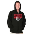 thumbnail image 5 of Golfing Power Hitter Cool Golfer Golf Zip Up Hoodie Men's Women's Brisco Brands L, 5 of 6