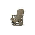 thumbnail image 3 of Signature Design by Ashley Hyland wave Outdoor Swivel Glider Chair, Driftwood, 3 of 7