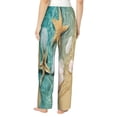 thumbnail image 3 of Daiia Starfish And Seashell Women's Sleep Pant with Pockets and Drawstring,Pajama Pants-Small, 3 of 9