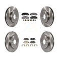 thumbnail image 1 of Transit Auto Front Rear Disc Brake Rotors and Ceramic Pads Kit for Car Chevrolet Traverse Blazer GMC Acadia Buick Enclave K8T-104645, 1 of 11