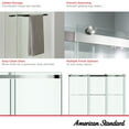 thumbnail image 2 of American Standard Am0085.3400 Aspirations 59-15/16" High X 58-1/2" Wide Bypass Frameless, 2 of 7