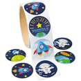 thumbnail image 1 of Fun Express Autocollants Spatiaux (Lot de 100) 1 1/2 Pouces. Papier., 1 of 1