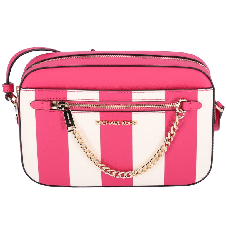Michael Kors Jet Set Chain East West Large Crossbody Electric Pink 