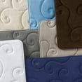 thumbnail image 4 of Somerset Home Memory Foam Bath Mat Set, 2-Pieces, Coral Fleece Embossed Pattern, 4 of 4