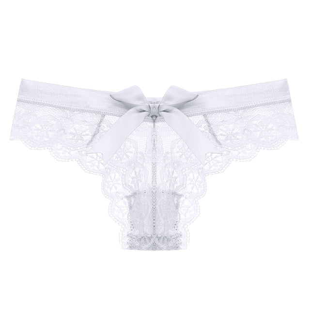 B91xZ Strings pour Femmes Beyondsoft Taille Basse sous-Vêtements, L Blanc