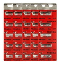 Toshiba Alkaline A23s A23 Gp23ae Mn21 23ga 12 Volt Battery (25 Pack)