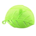 thumbnail image 4 of Kitchen Gizmo Strain Strainer, Clip On Silicone Colander, Fits all Pots and Bowls - Kitchen Leaf Shape Rice Wash Sieve Strainer Noodles Beans Peas Cleaning Tool, 4 of 7