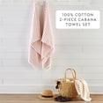 thumbnail image 3 of Comfort Canopy - Cabana Stripe Beach Pool Towels - Oversized 100% Ring Spun Cotton, Ultra Soft, Plush and Highly Absorbent, 35 x 65, 3 of 14