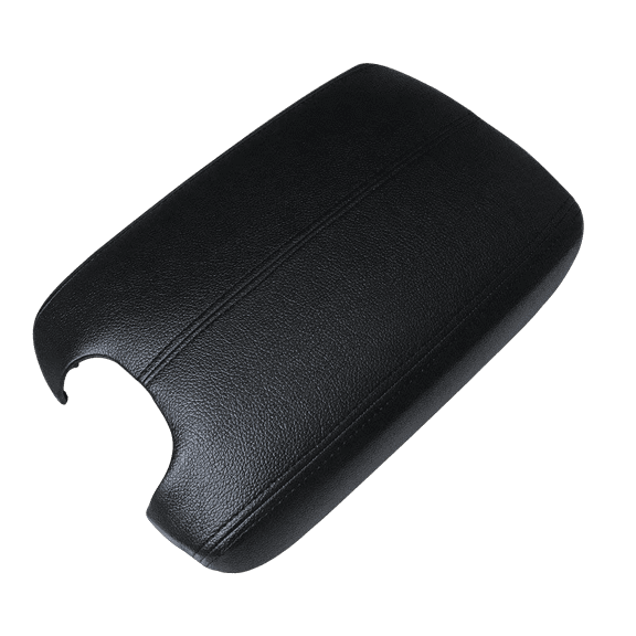 Center Console Armrest Cover for 2008 2009 2010 2011 2012 Honda Accord Auto Leather Suture Console Lid Cover Replacement (Black)