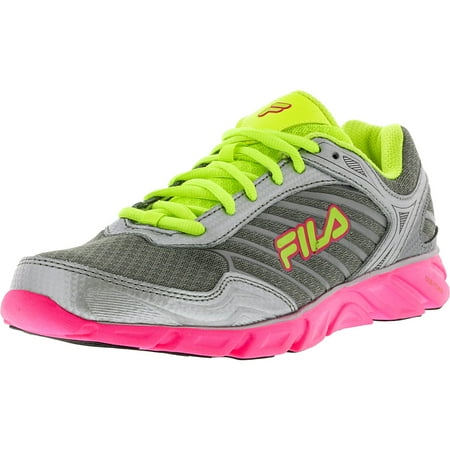 Fila Women's Memory Fresh Dark Silver Neon Pink Green Ankle High Running Shoe 7.5M Fila Women's Memory Fresh Dark Silver Neon Pink Green Ankle High Running Shoe 7.5M