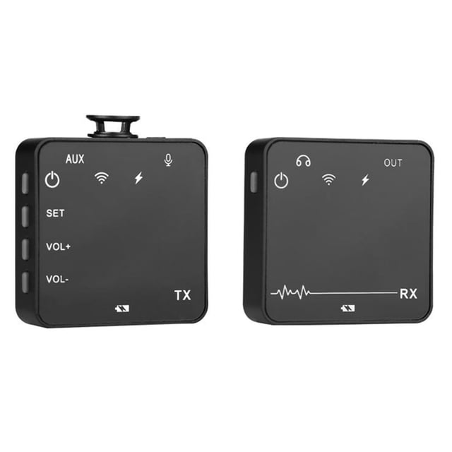 Seitruly Cámara DSLR 2.4G Micrófono inalámbrico Grabación de sonido Escenario Rendimiento Entrevista Respuesta rápida Micrófono de solapa Electrónica