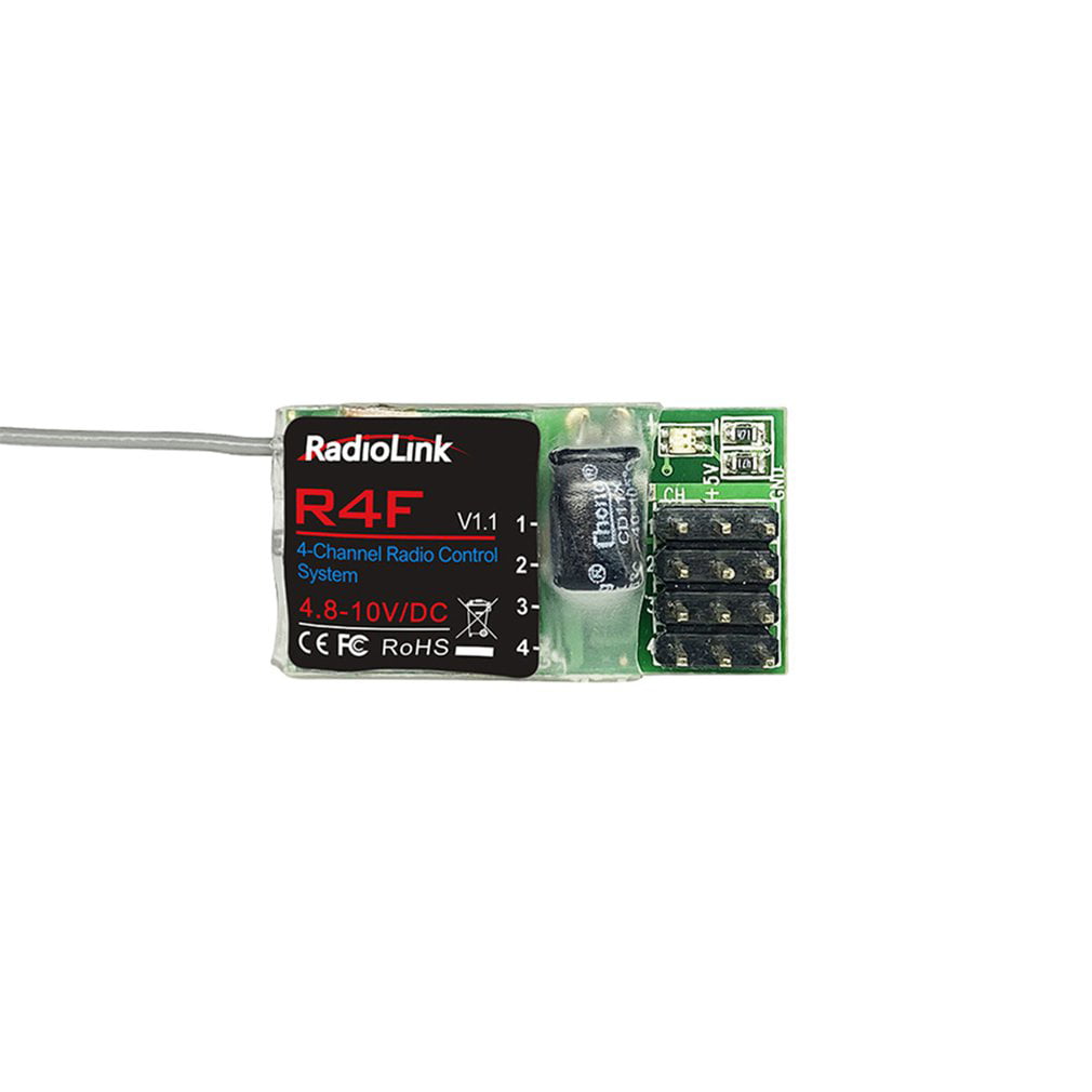 Radiolink FHSS 2.4G R4F Receiver 4 Channel For RC4GS Transmitter Remote Control 