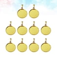 thumbnail image 2 of 20 Pcs Bijoux DIY Pendentif Fournitures Plateaux Ronds Couvercles Kit Accessoires Collier Fait Main (12mm), 2 of 8