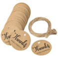 thumbnail image 4 of Gift Tags, Baby Shower Tags, COMING Tags,100Pcs Kraft Thank You Tags for Favors with, 4 of 7