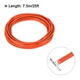 thumbnail image 2 of Cable de 18 AWG, cable trenzado de 18 calibres, cable de conexión, cable de cobre estañado UL1015 de 7.5m/25ft en color naranja, 2 of 7