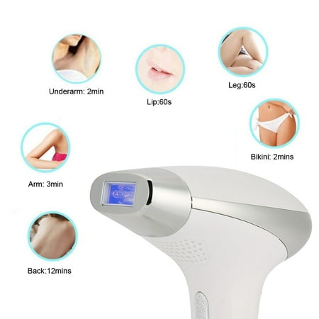 HERCHR Photon Hair Remover Device, 110-240V Electric IPL Photon Painless Hair Removal Depilator Whole Body Hair Removal Machine US,  Whole Body Hair Removal