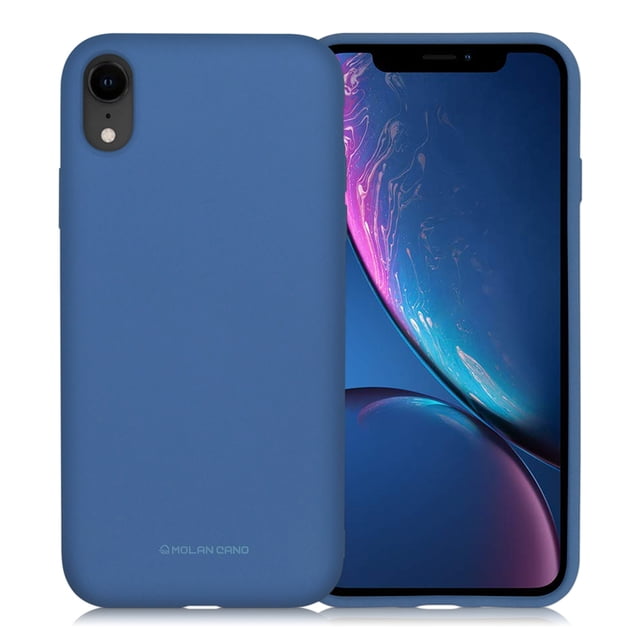 Funda De Silicon Suave Molan Cano para iPhone XR