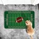 thumbnail image 5 of Felpudo de fútbol americano Touch Down, alfombra de perfil bajo para decoración del hogar de rugby boy, 5 of 5