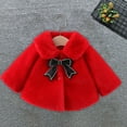 thumbnail image 6 of Edvintorg 6M-6Y Infant Girl Clothes Winter Fleece Coat Clearance Solid Color Long Sleeve Thick Turn Down Collar Plush Coats Jackets For Kids Girls, 6 of 7