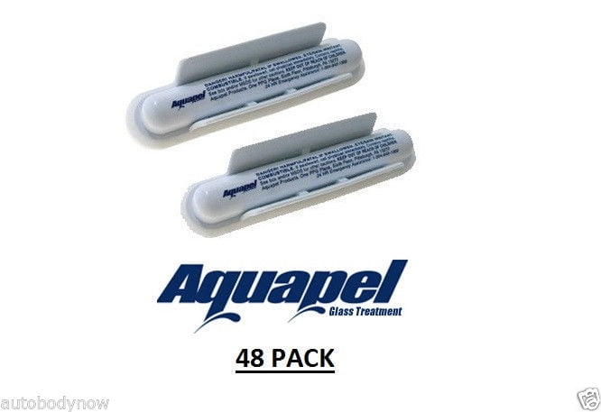 AQUAPEL Applicator (48) Windshield Glass Treatment Water Rain Repellent  Repels 