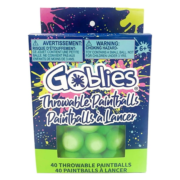 Goblies Throwable Paintballs Green 40 CT