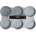 thumbnail image 3 of Mini Burger Press - Nonstick Cast Aluminum Patty Maker with Wood Handle for Beef Chicken Turkey Pork Vegetable Burgers, 3 of 8