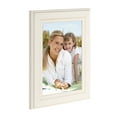 thumbnail image 3 of DesignOvation Kieva Solid Wood Picture Frame, Distressed Soft White 5x7, Pack of 6, 3 of 7