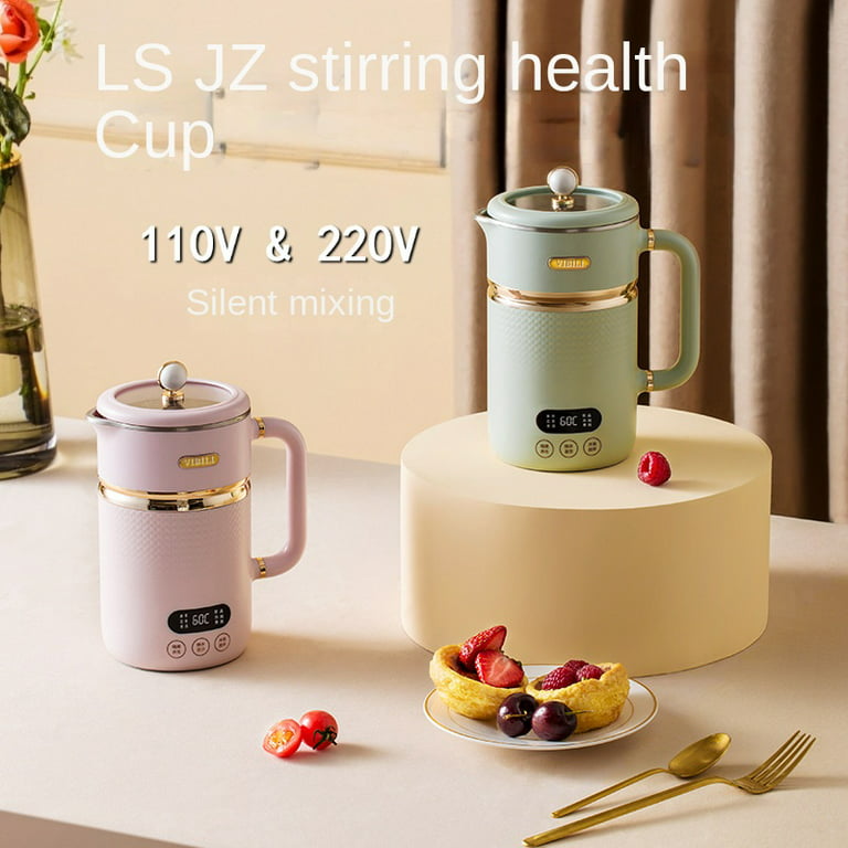 600ml Home Electric Kettle Office Portable Smart Stew Cup Health Preserving  Pot Boiled Water Tea Pot Mini Heating Cup 220V