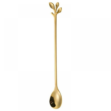 

Leaf Coffee Spoon Stainless Steel Creative Cutlery for Home Restaurants 18.5 Cm
