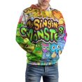 thumbnail image 6 of My Singing Monsters Casual Pullover Hoodie Unisex Hooded Sweatshirt Novelty 3D Graphic Long Sleeve Sweater with Pocket XL, 6 of 8