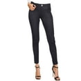 thumbnail image 4 of Women's 5 Pocket Soft Knit Skinny Jeggings, Navy Blue, SM, 4 of 5
