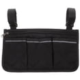 thumbnail image 1 of Sac de Rangement Latéral pour Fauteuil Roulant, Accessoires d'Accoudoir avec Bande Réfléchissante, 1 of 8