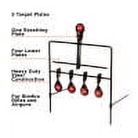 Ez Aim Spinner Target By Allen Company, 10.8"W X 15"H, 2.09 Lbs., Black