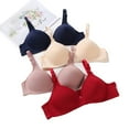 thumbnail image 4 of loopsun Womens Plus Size Bra, Women Lace Underwear Wire Free Bra Underwear Gathered Bra, 4 of 4