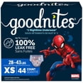 thumbnail image 1 of Sous-vêtements de nuit Goodnites pour garçons, taille TP (13 à 20 kg [28 à 43 lb]), 44 sous-vêtements, 1 of 11