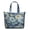Floral Print / Sunflower Daisy Botanical, variant on Travel Tote Bag with Athlete Team Sports Design Lightweight Multipurpose Weekender Bag with Adjustable Strap for Boys Teens