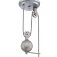 thumbnail image 4 of Westinghouse Lighting  Iron Hill One-Light Galvanized Steel Indoor Pulley Pendant, 4 of 5