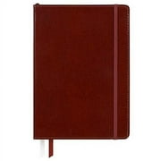 C.R. Gibson Brown Professional .. Leather Journal Notebook, 6" .. W x 8.5" L, .. 240 Pages