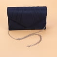 thumbnail image 4 of Sacs Pochette pour Femmes, Sac à Bandoulière pour le Souper, Sac à Main pour Soirée, Fête, Mariage (Marine), 4 of 7
