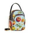 thumbnail image 7 of FORMRS Crossbody Bag for Women Quilted Travel Shoulder Cell Phone Purse with Chain Strap Handbag, Green Tomatoes, 7 of 7