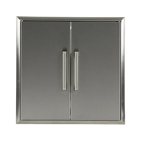 Coyote Outdoor Living - 26" Double Access Doors - Silver