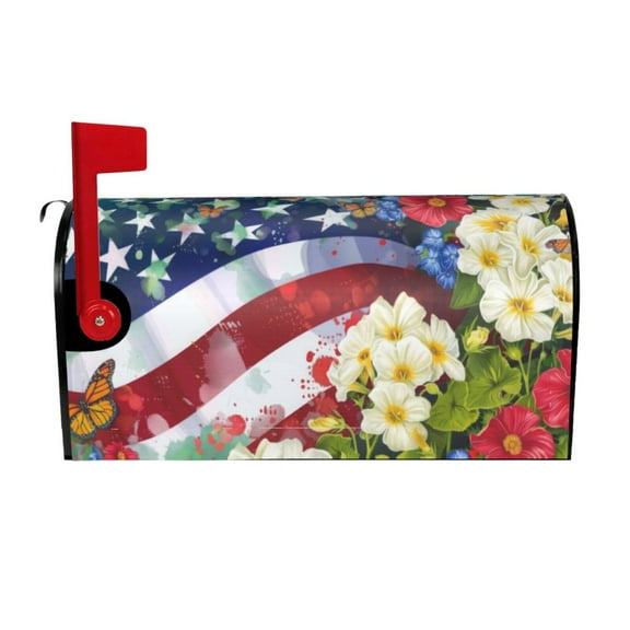 PHELIKA American Garden Summer 04 Magnetic Mailbox Covers Standard Size 21"H x 18"W